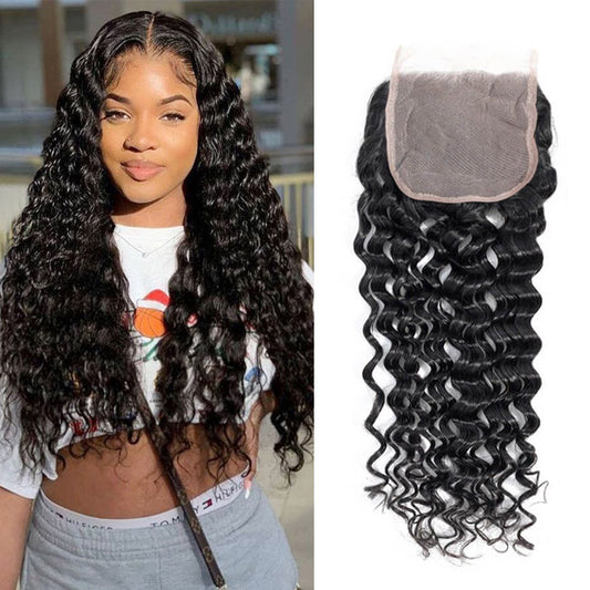 HD 5x5 Inch Lace Closure Water Wave Undectable Invisible Lace