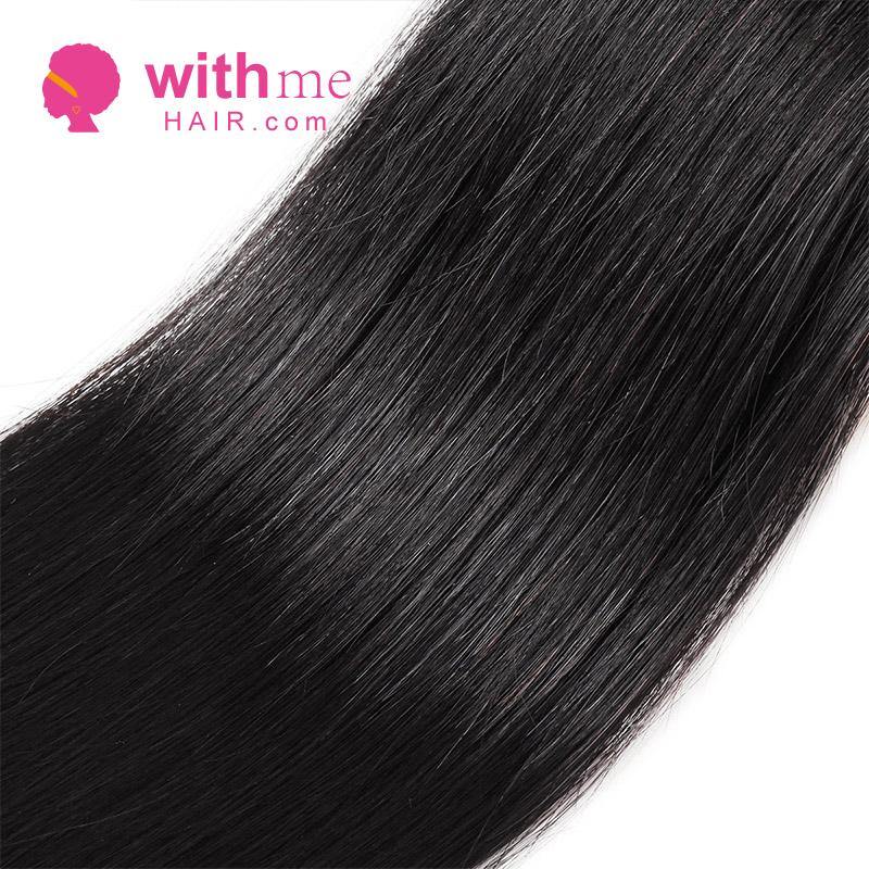 Withme Hair 15A Virgin Hair 3pcs Bundles Straight Brazilian Human Hair - Withme Hair