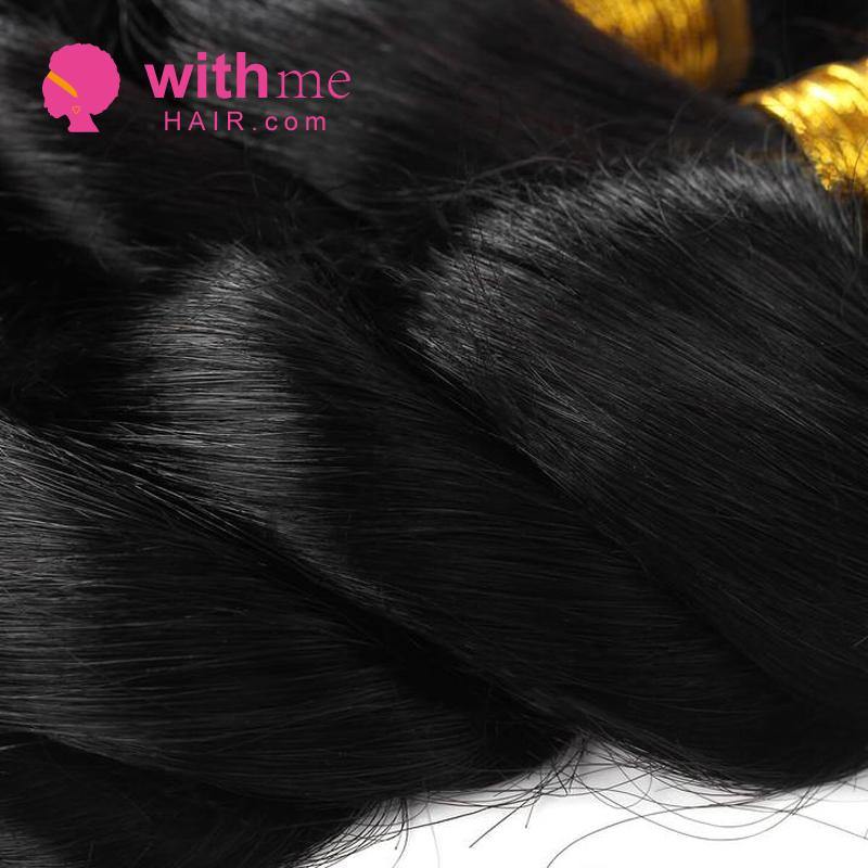 Withme Hair 4PCS Loose Wave Brazilian Human Virgin Hair Bundles - Withme Hair