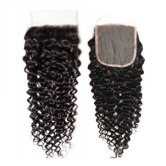 HD 5x5 Inch Lace Closure Curly Wave Undectable Invisible Lace