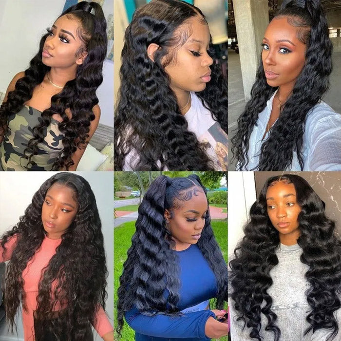 Real HD Lace 13x4 Inch Frontal Wig Deep Wave Undetectable Lace
