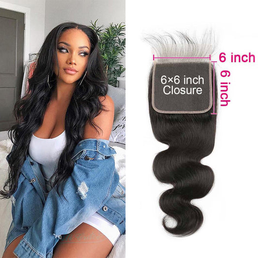 Withme Hair 6*6 Inches Lace Closure Body Wave Human Hair - Withme Hair