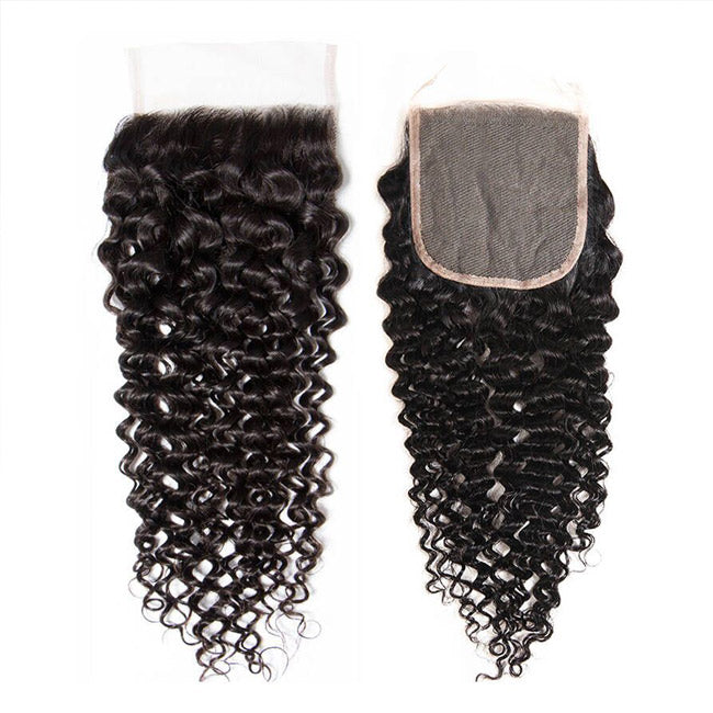 HD 4x4 Inch Lace Closure Curly Undectable Invisible Lace