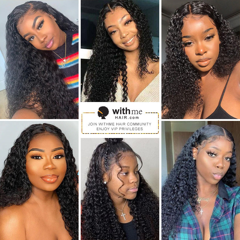 Withme Hair 13×4 Inch Transparent Lace Frontal Wigs Human Hair Wig