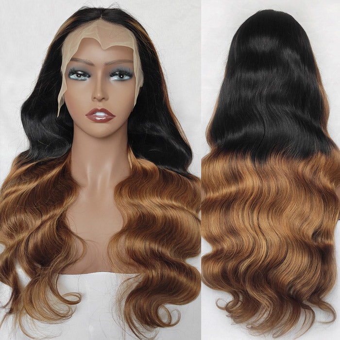 Highlight 1b/30 Ombre Color 13x4 Lace Frontal Wig Body Wave