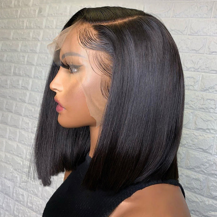Withme Hair 13x4 Real HD Lace Frontal Bob Wig Straight