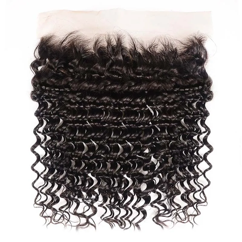 Withme Hair 3 Bundles Remy Hair Deep Wave with 13*4 Lace Frontal - Withme Hair