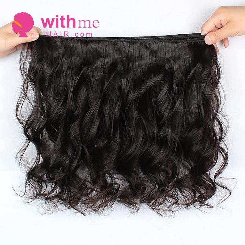 Withme Hair 4 Bundles Remy Hair Loose Wave with 13*4 Lace Frontal - Withme Hair