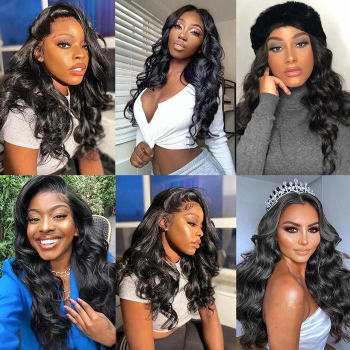 Withme Hair 13x4 HD Lace Frontal Wig Body Wave Brazilian Human Hair - Withme Hair