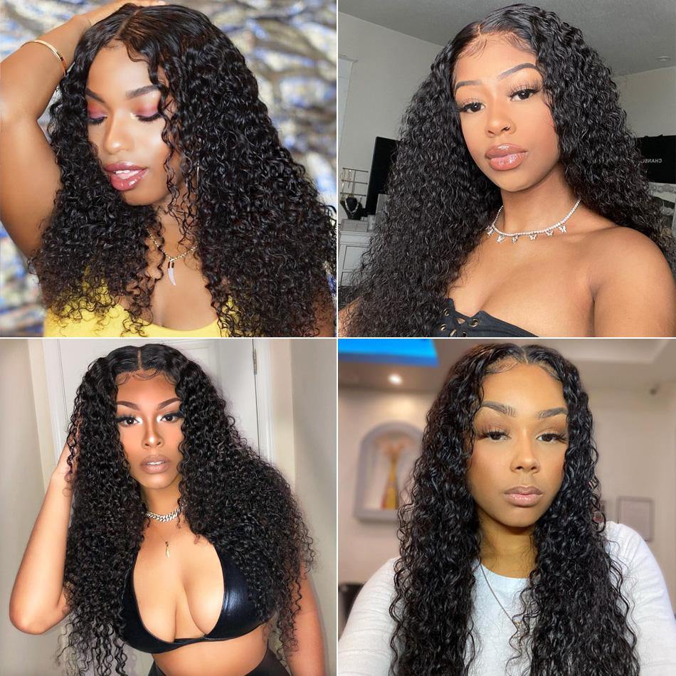 Withme Hair 360 Lace Wigs Brazilian Hair Jerry Curly Human Hair Lace Wig With Baby Hair Pre Plucked Lace Wigs - Withme Hair