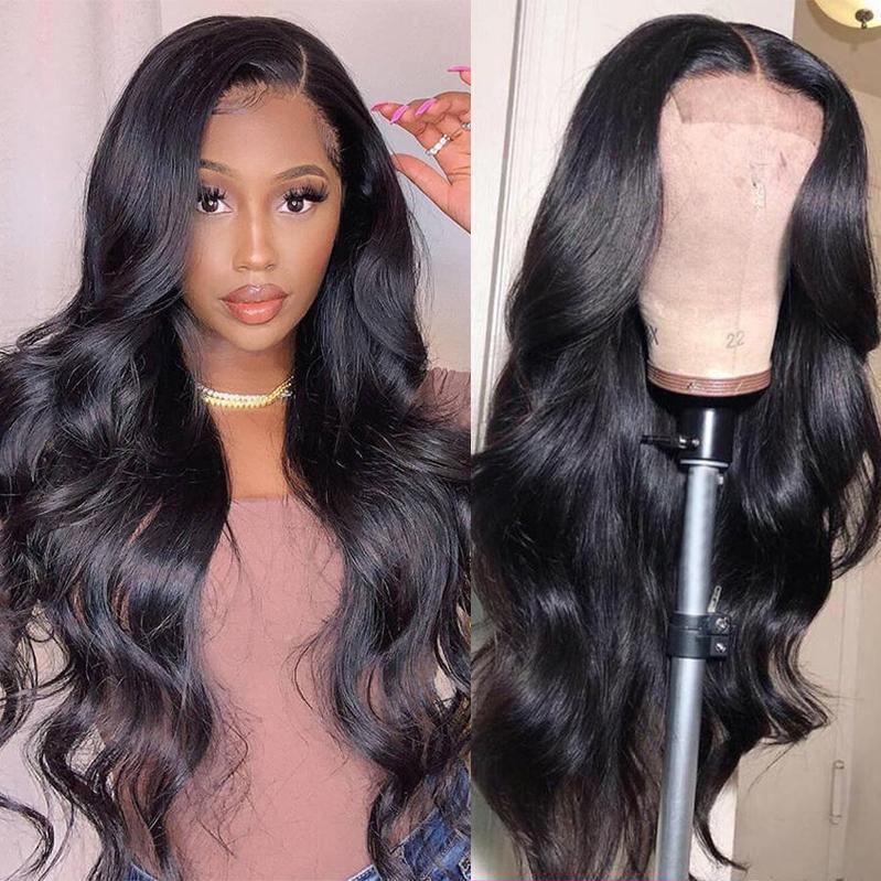 Withme Hair 4×4 Lace Closure Wigs Body Wave Long Wig - Withme Hair