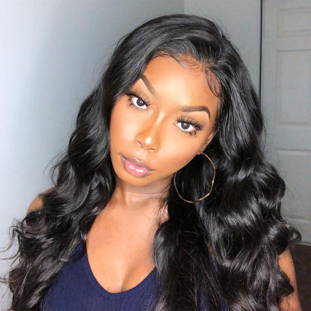 Withme Hair 4×4 Lace Closure Wigs Brazilian Body Wave Human Hair Lace Wig Pre Plucked Lace Wigs - Withme Hair