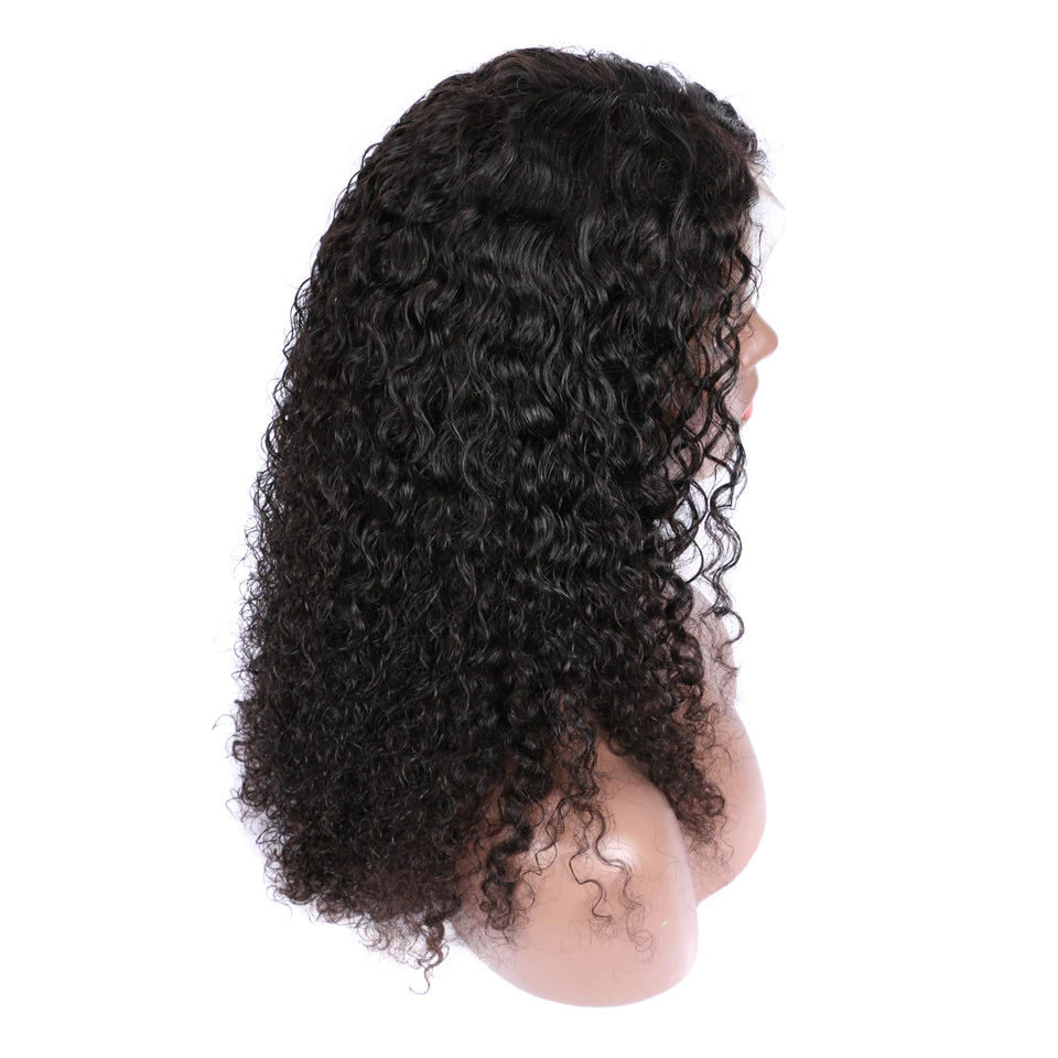 Withme Hair 4×4 Lace Closure Wigs Brazilian Kinky Curly Human Hair Lace Wig Pre Plucked Lace Wigs - Withme Hair