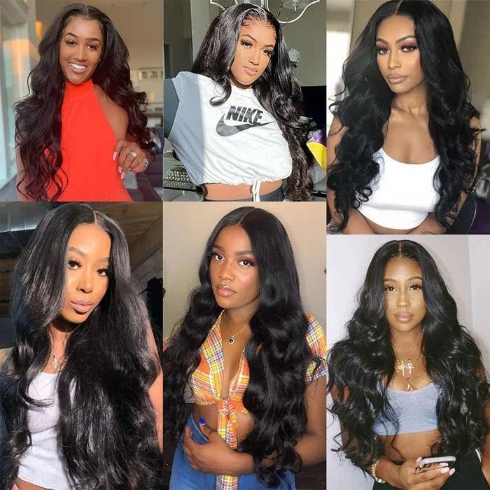 Withme Hair 5x5 HD Lace Closure Wig Body Wave Lace Melted Match All Skin Color - Withme Hair