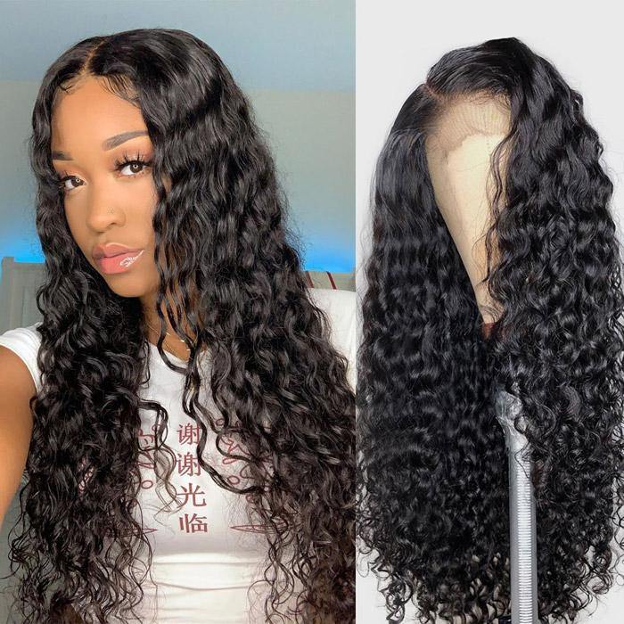 Withme Hair 5x5 HD Lace Closure Wig Water Wave Lace Melted Match All Skin Color - Withme Hair