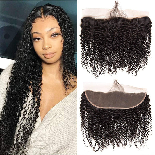 Withme Hair 13*4Inch Lace Frontal Kinky Curly Brazilian Human Hair - Withme Hair