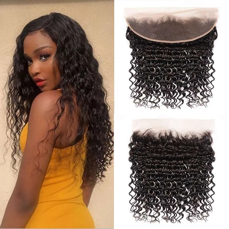 Withme Hair 13*4Inch Lace Frontal Deep Wave Brazilian Human Hair - Withme Hair