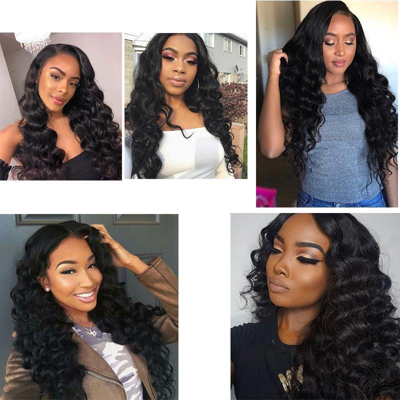 Withme Hair 4x4Inch Lace Closure Loose Wave Brazilian Human Hair - Withme Hair