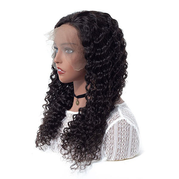 Transparent Lace Human Hair Wigs 13×4 Inch Lace Frontal Wig With Baby Hair