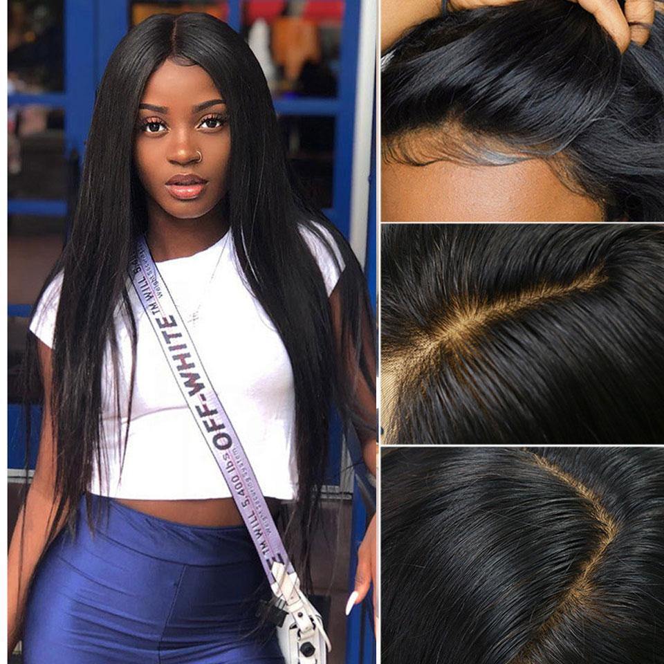 Withme Hair Transparent Lace Wig 13×4 Lace Frontal Wigs Straight Human Hair Lace Wig - Withme Hair