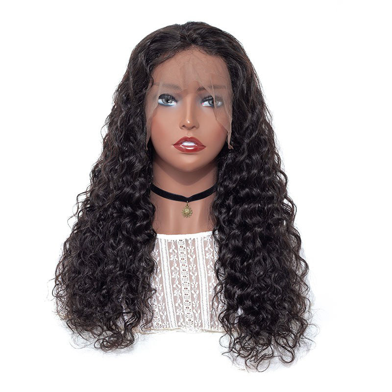 Transparent Lace Human Hair Wigs 13×4 Inch Lace Frontal Wig With Baby Hair