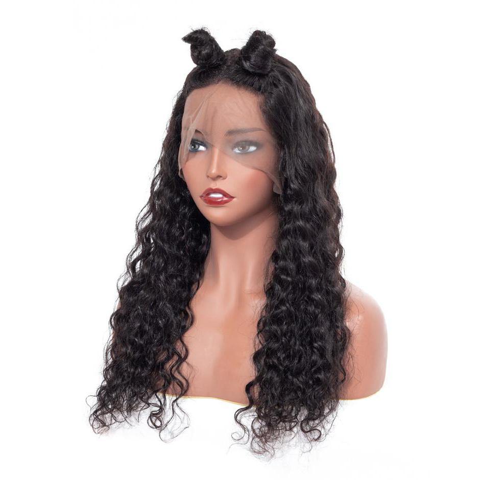 Withme Hair Water Wave lace Frontal Wigs 100% Human Hair Pre Plucked 13x4 Lace Wigs - Withme Hair