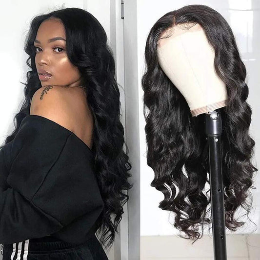 Withme Hair T-Part Wig Unprocessed Hand Tied Lace Wig Body Wave 100% Virgin Human Hair - Withme Hair