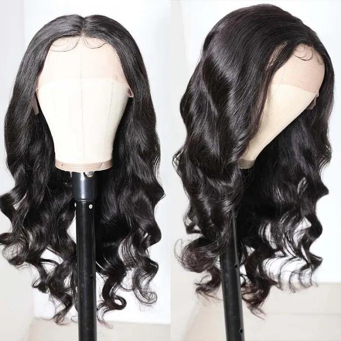 Withme Hair T-Part Wig Unprocessed Hand Tied Lace Wig Body Wave 100% Virgin Human Hair - Withme Hair