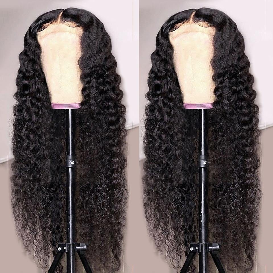 Withme Hair T-Part Wig Unprocessed Hand Tied Lace Wig Deep Wave 100% Virgin Human Hair - Withme Hair