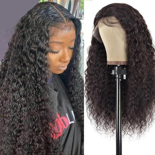 Withme Hair T-Part Wig Unprocessed Hand Tied Lace Wig Water Wave 100% Virgin Human Hair - Withme Hair