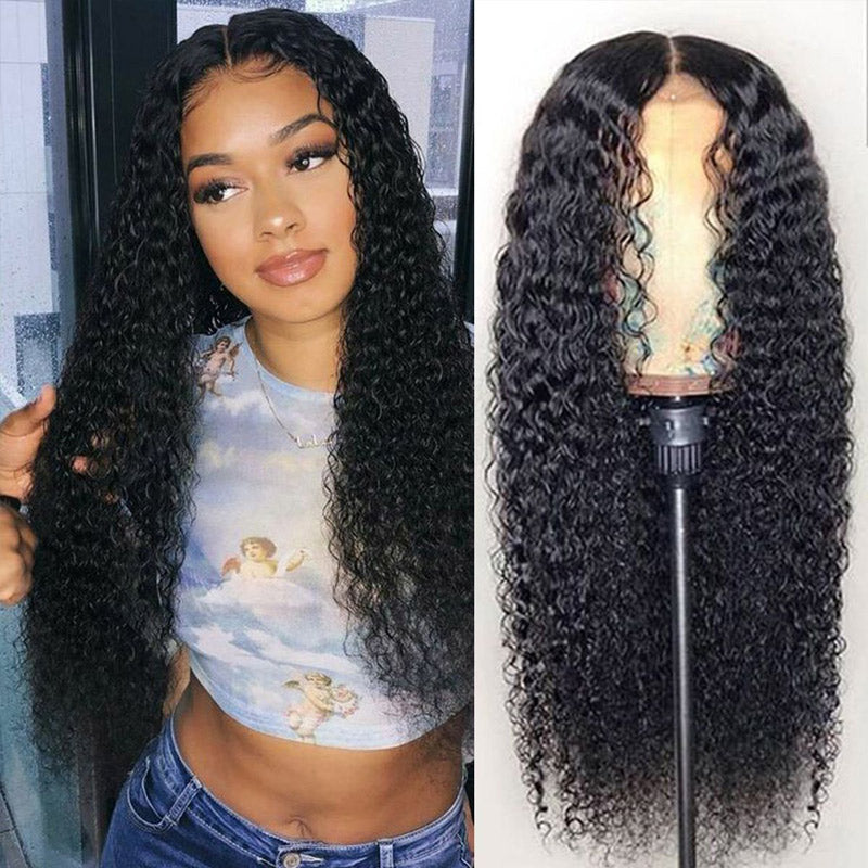 Full Lace Wig Jerry Curly Human Hair