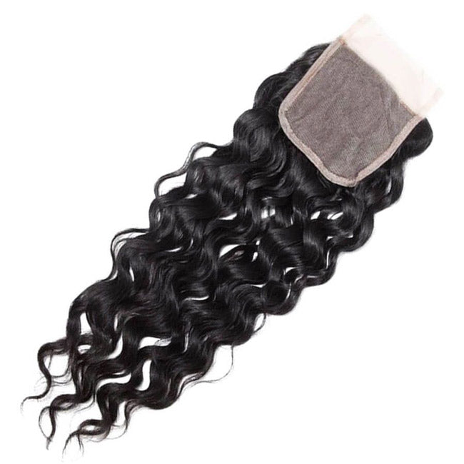 HD 4x4 Inch Lace Closure Water Wave Undectable Invisible Lace
